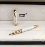 AAA Copy Mont Blanc Meisterstuck White Rollerball - Mini Size